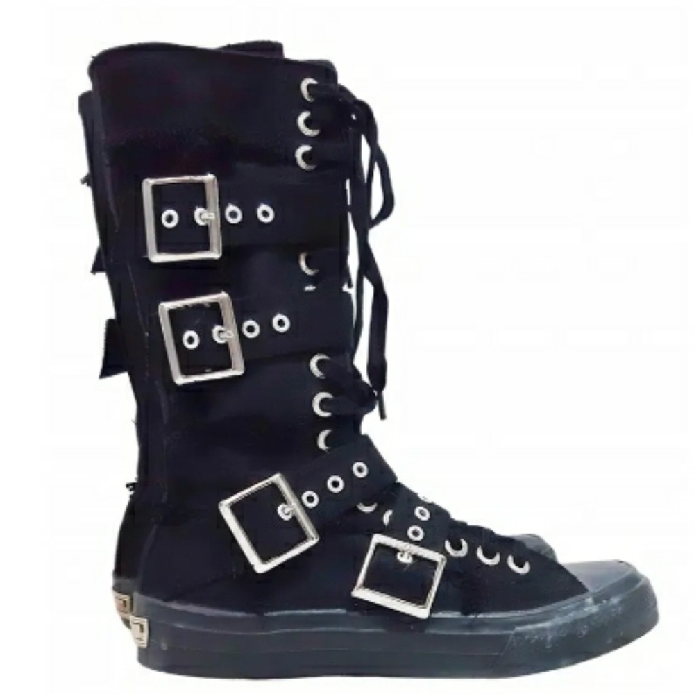 UNDERGROUND ENGLAND 18-Hole Canvas High-Tops / Boots (modified)